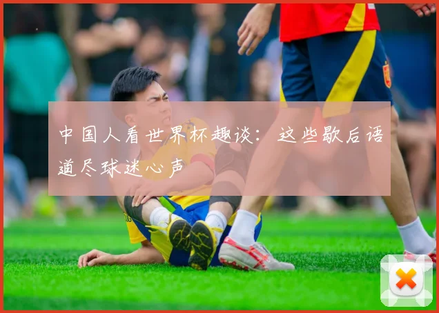 中国人看世界杯趣谈:这些歇后语道尽球迷心声