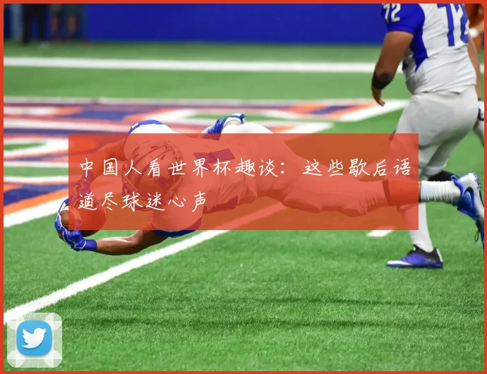 中国人看世界杯趣谈：这些歇后语道尽球迷心声